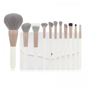 New Customise Premium Synthetic Hair Make up Brushes Set 11PCS Powder Foundation Blush Concealer Makeup Brushes
