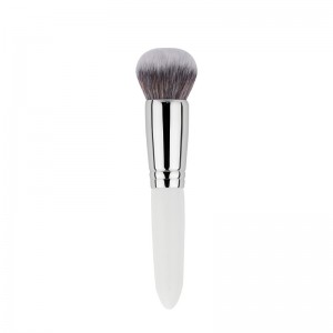 New Arrival Beauty Tools Custom Premium White Goat Hair Powder Kabuki Eye shadow Makeup Brush Sets