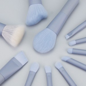 YRSOOPRISA OEM 11Pcs Travel Makeup Brushes Set Mini Portable Vegan Makeup Brush Set with Travel Case