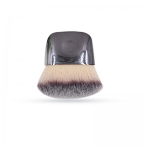 New Design Mini Makeup Brush Soft Vegan Hair Powder Blush Flat Kabuki Makeup Tools