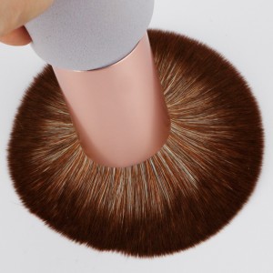 Wholesale Dual-Ended Makeup Brush Soft Latex Free Make up Sponge Vegan Hair Powder Brush