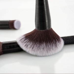 Wholesale Beauty Accessories Custom Logo Black Cosmetics Brushes for Face Eye Lip Makeup