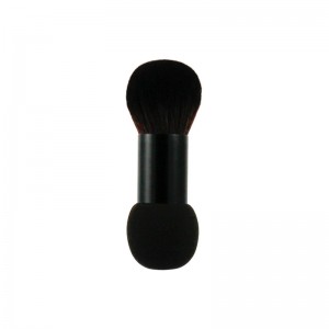 Wholesale Dual-Ended Makeup Brush Soft Latex Free Make up Sponge Vegan Hair Powder Brush