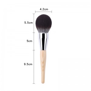 Wholesale Large Powder Single Makeup Brush Fluffy Bristles Private Label Loose Powder Setting Brush