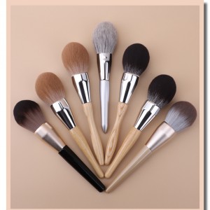 Wholesale Large Powder Single Makeup Brush Fluffy Bristles Private Label Loose Powder Setting Brush