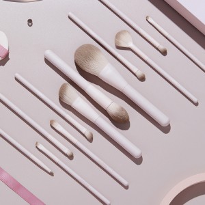 OEM ODM Makeup Brush Manufacturer Professional Pink Cosmetic Brushes Set with Makeup Bag