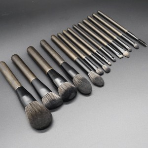 Custom Professional Makeup Artist Brush Set 14pcs Powder Blush Blending Private Label Make up Brushes