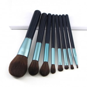 OEM ODM Cosmetic Brushes 8pcs Soft Synthetic Hair Powder Eyebrow Lipstick Makeup Tools