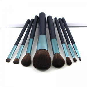 OEM ODM Cosmetic Brushes 8pcs Soft Synthetic Hair Powder Eyebrow Lipstick Makeup Tools