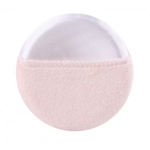 Professional Private Label Velvet Air Cushion Super Soft Cosmetic Pocket Powder Puff Finger Attach Baby Puff