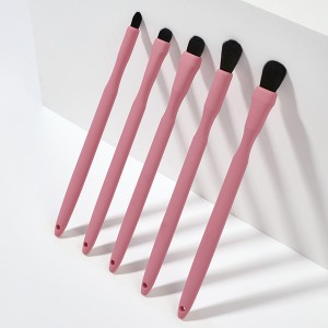 OEM portable 8pcs travel makeup brush set with newest design handle