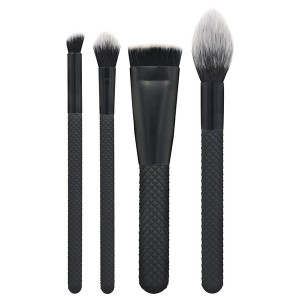 Customized makeup brushes set 4pcs face brushes with brush bag