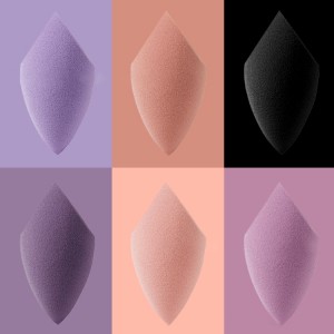 New Style Extra Soft Rocket Shape Beveled Beauty Blender Foundation Puff Makeup Sponge