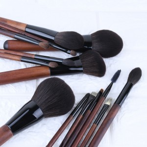 Private Label New 2021 Full Set Luxury Black Cosmetics Makeup Brushes Set