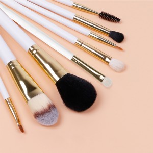 8PCS Makeup Brush Set Premium Synthetic hair for Cosmetic Powder Concealers Eye Shadows Durable