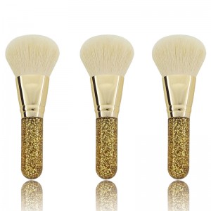 Private label Synthetic hair Fluffy Tapered Powder brush High Quality kabuki make up brush