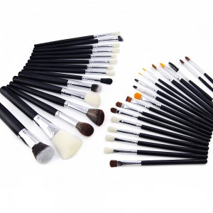 Black 33pcs Professional Makeup Brush Set