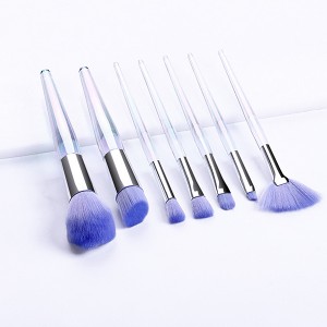 7pcs luxury acrylic makeup brushes set makeup kit