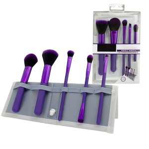 5pcs high quality makeup brush set beauty tool factory with pouch