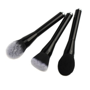 Private label 3pcs Face makeup brushes powder brush flam brush
