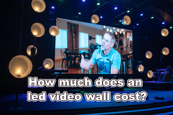 How much does an led video wall cost?