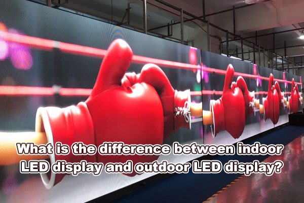 Quelle est la différence entre un écran LED intérieur et un écran LED extérieur ?