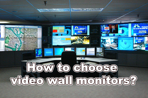 ¿Cómo elegir monitores de video wall?