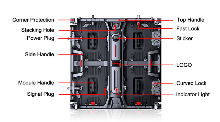 পাইকারি ODM 500*1000 mm P4.8 P3.9 ফুল কালার ইজি কম্বিনেশন প্যানেল আউটডোর স্টেজ ইভেন্ট ভাড়া LED ভিডিও ওয়াল ডিসপ্লে