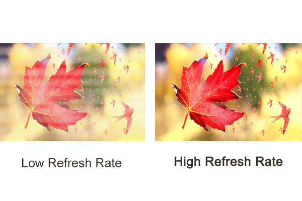 What is the LED Screen refresh Rate? How many are there?