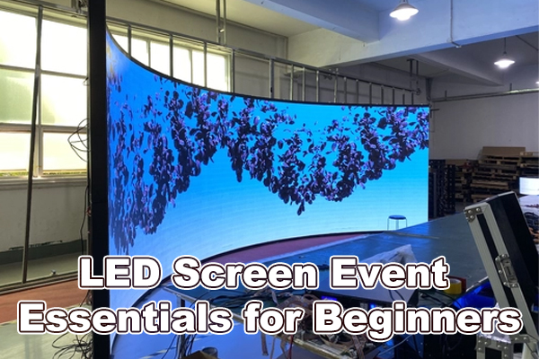 Les essentiels des événements sur écran LED pour les débutants
