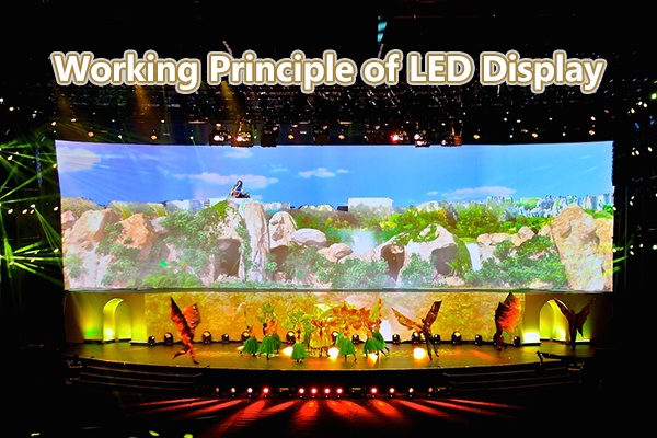 Quel est le principe de fonctionnement de l’affichage LED ?