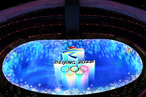 ایل ای ڈی ڈسپلے 2022 کے سرمائی اولمپکس کو مزید خوبصورت بناتے ہیں۔