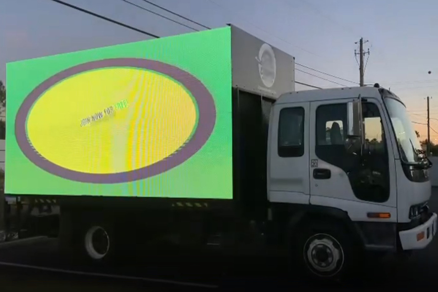 صفحه نمایش LED کامیون 16 متر مربعی P3.91