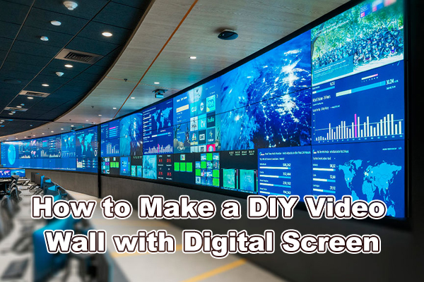 Kuidas teha digitaalse ekraaniga DIY videoseina