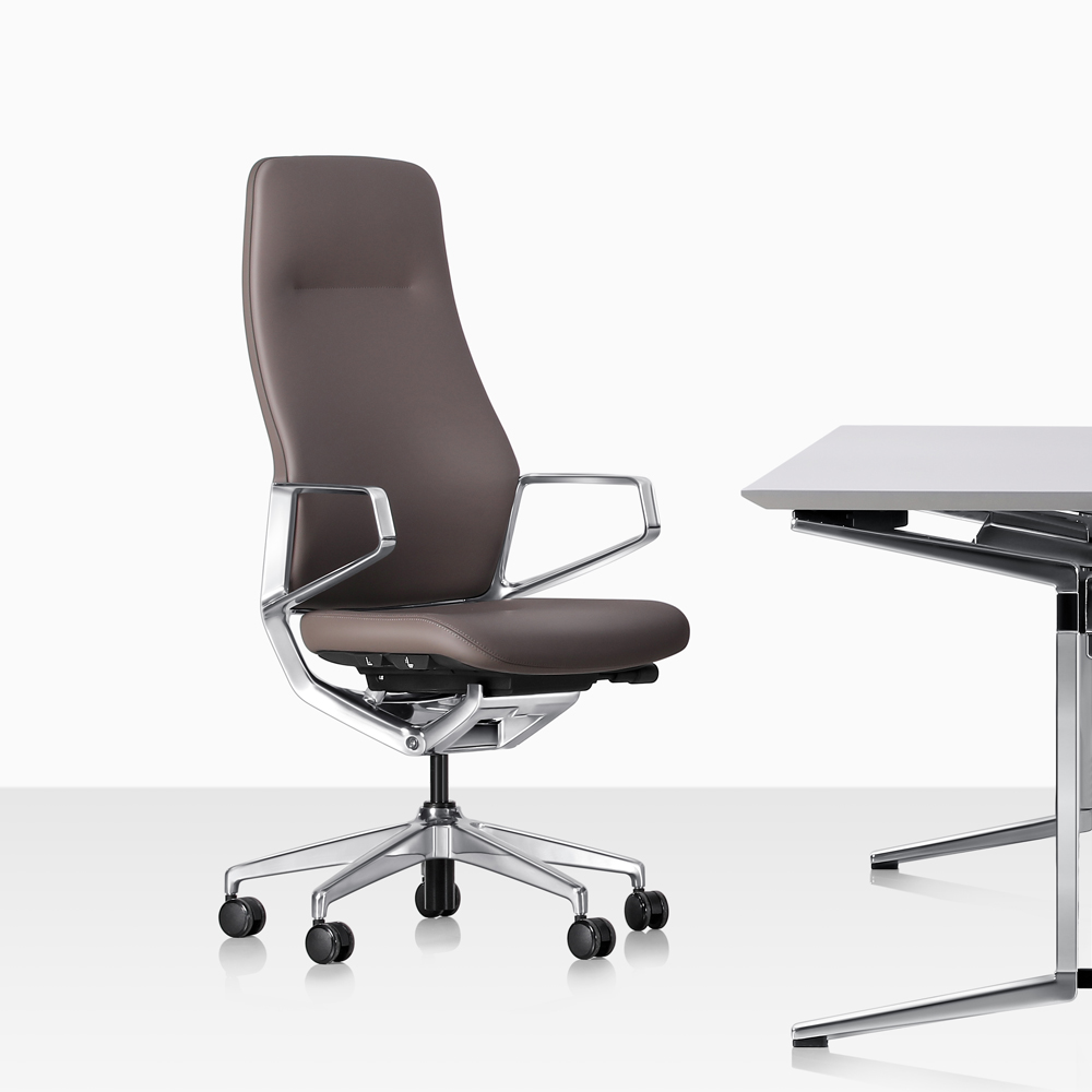 Cadeira de escritório giratória multifuncional, gerente executivo, ceo, couro, cadeira de escritório executiva de luxo