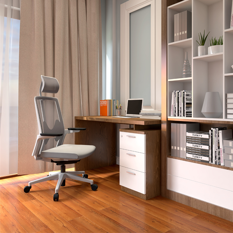 La oficina lumbar ajustable de la ayuda del reposacabezas preside sillas ergonómicas de lujo de la oficina