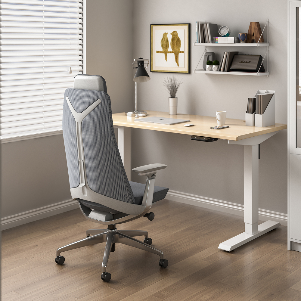 Yucan Manager Ergonomic Office Chair, Grey Fabric