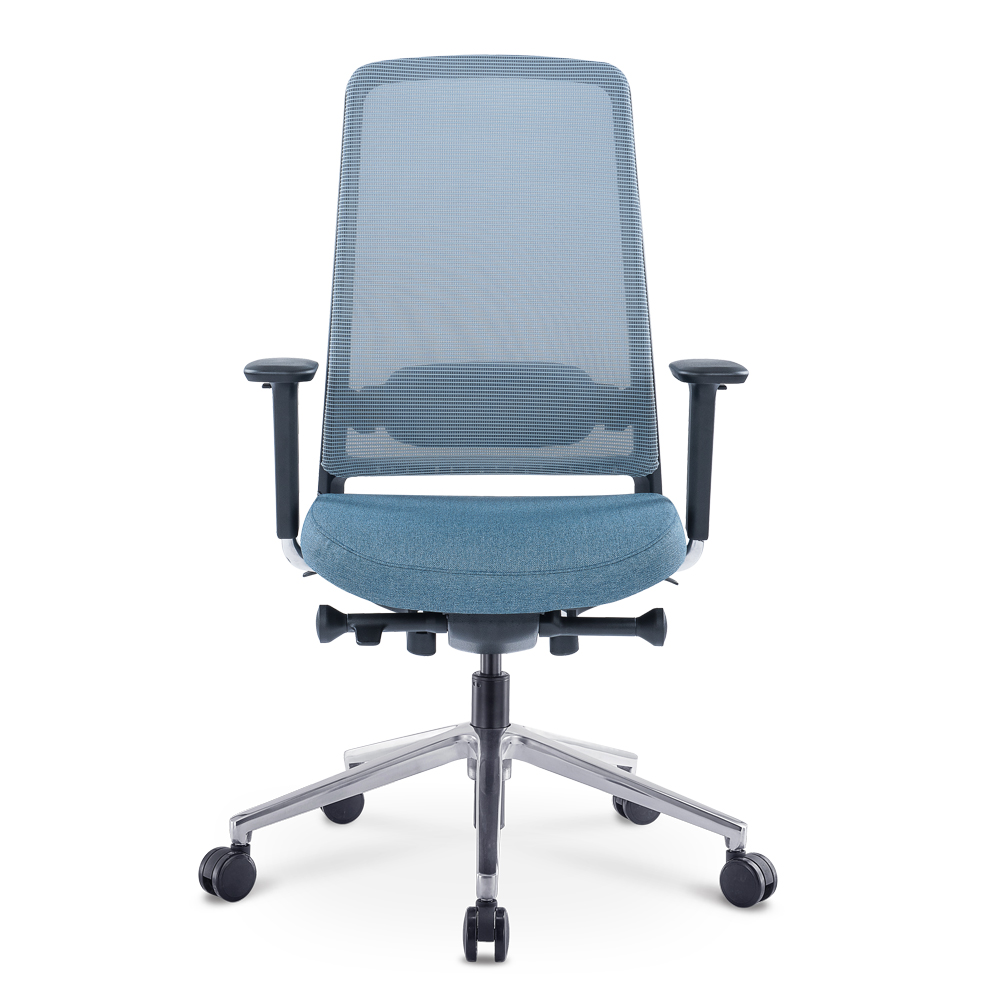 Mid Back Blue Mesh New Executive Office Chair