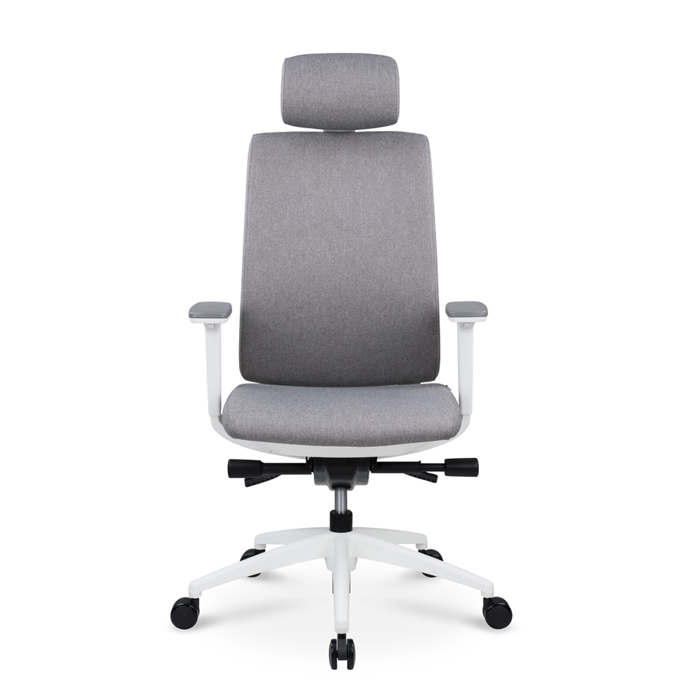 Goodtone Luxury Executive Grey Fabric Office Chair