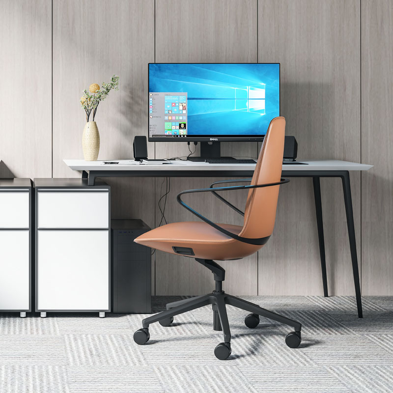 Mobiliário de escritório moderno e luxuoso giratório ergonômico