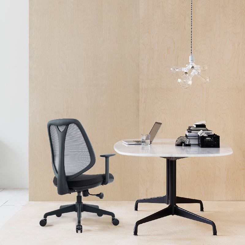 Modern designer Factory Price Mid back Ergonomic Mesh Swivel Office Chair