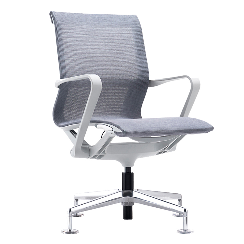 Grey Mesh Conference Office Chair