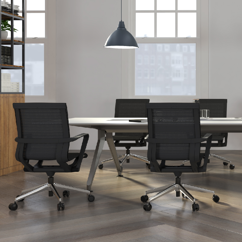 Modern Mid-back Swivel Mesh Office Chair Multi Color