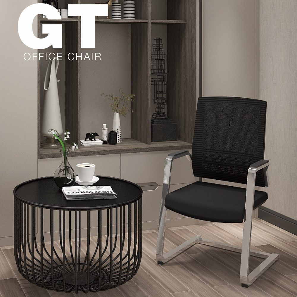 GT Mesh Reception Office Chair without Wheels