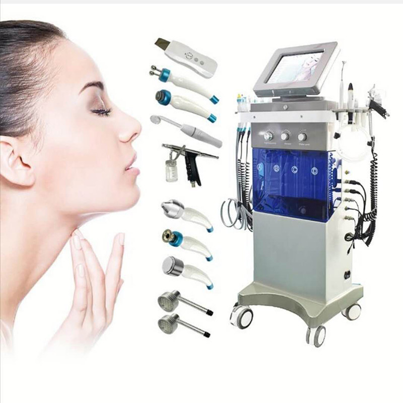 2021 wholesale price Teeth Whitening Led – 9 in1 Aqua Facial skin peeling Machine with LED lamp – Sincoheren