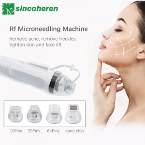 Màquina portàtil de rejoveniment de la pell per eliminar l'acne RF de microagulla
