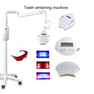 Dental Teeth Whitening Bleaching Lamp igwe na-acha anụnụ anụnụ nwere ọkụ 8pcs LED Light