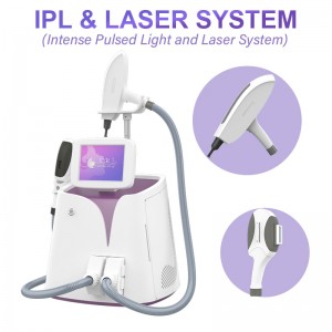 IPL Nd Yag Laser-Haarentfernungs-Hautpflegegerät