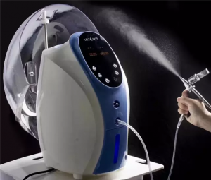 Màquina de bellesa de màscara facial d'oxigen amb esprai d'oxigen