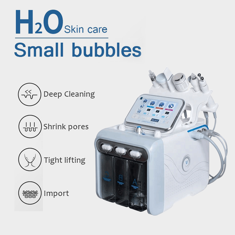 H2-O2 Kleine Bubble Hydro Demabrasie Huidverzorgingsmachine